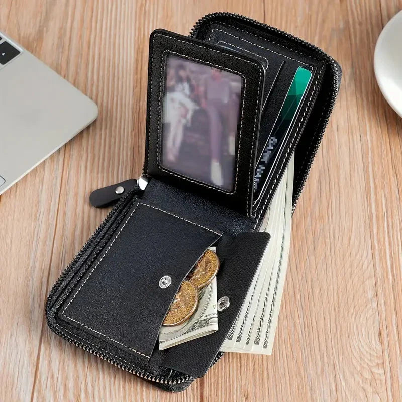 Luxury Leather Wallet With Card And Cash Compartments NALANI