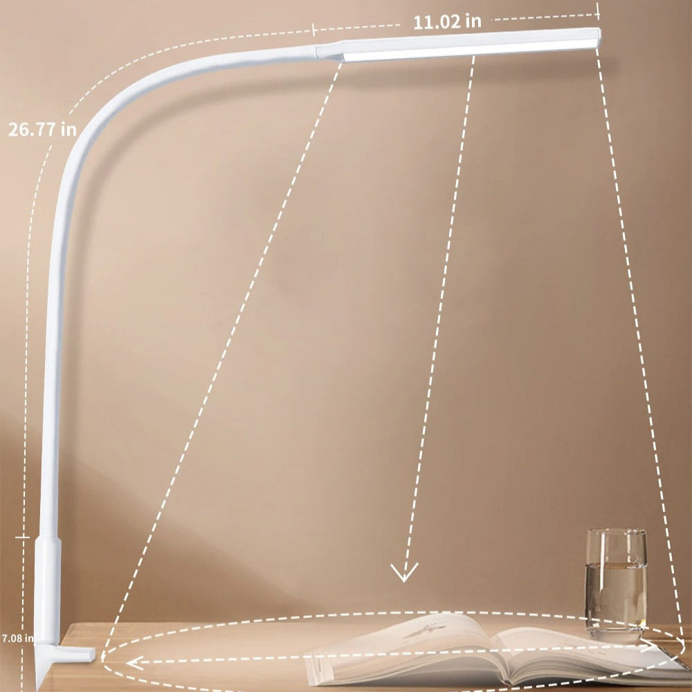 Adjustable LED Desk Lamp With USB Clamp And 3 Temp Modes NALANI
