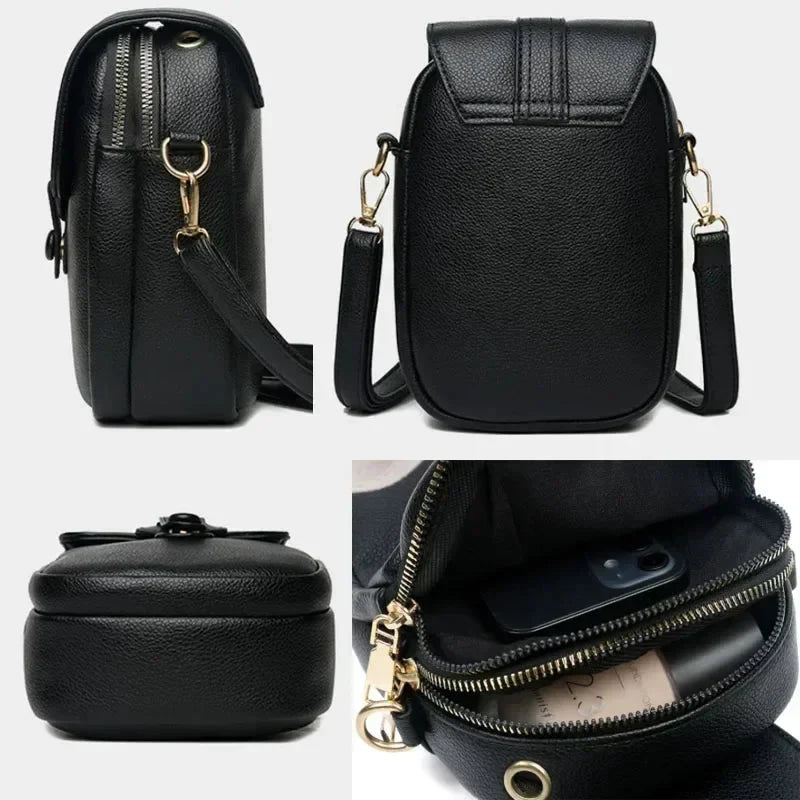 Retro Vegan Leather Small Shoulder Bag For Women Everyday NALANI