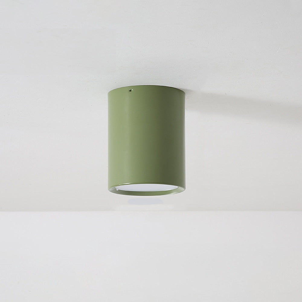 Mini Column LED Ceiling Light for Dining Room and Living Room Green ∅ 5.5″ x H 5.9″ D14cm*H15cm NaLani