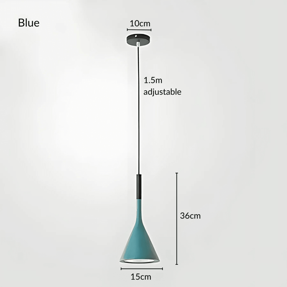 Colorful Cone Pendant Lights Warm White E27 Modern Metal - Nalani - UK Fashion Clothing and Decor