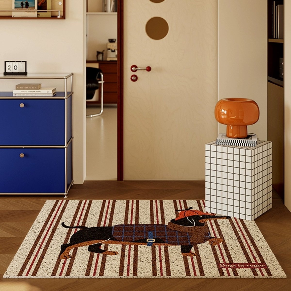 Dachshund Themed Coir Doormat Indoor Outdoor Welcome Mat - Nalani - UK Fashion Clothing and Decor