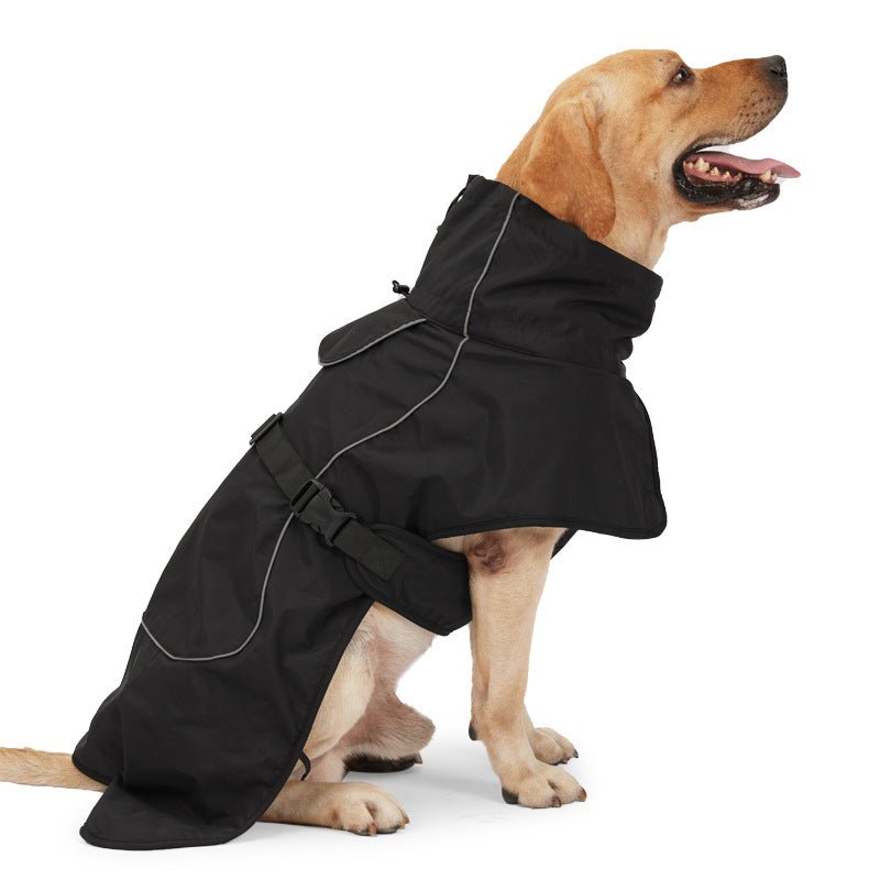 Warm Reflective Waterproof Dog Coat for Large Dogs - Nalani - UK Fashion Clothing and Decor