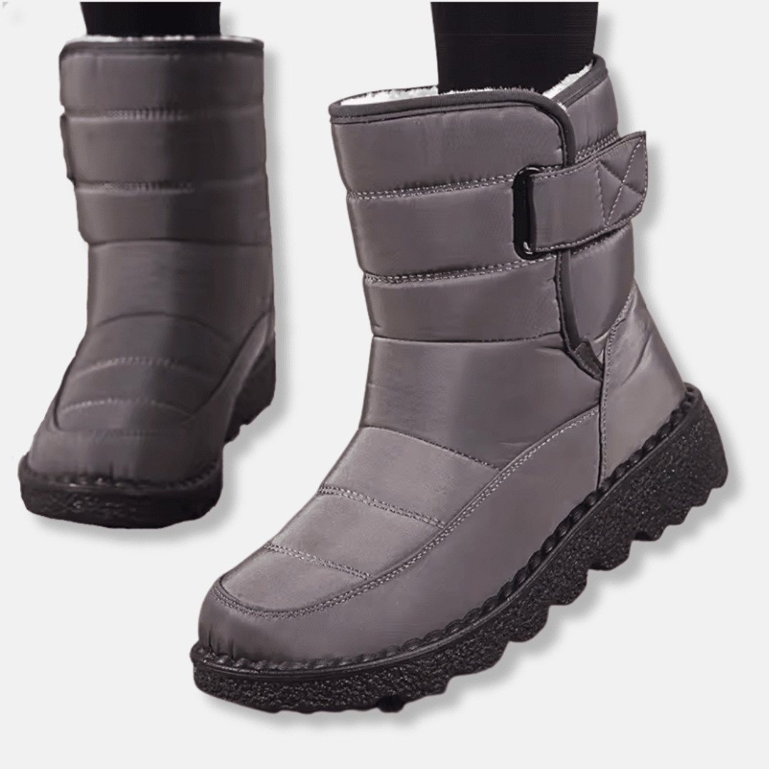 Women's Boots Mid Calf Quilted Insulation Slip Resistant Sole - Nalani - UK Fashion Clothing and Decor