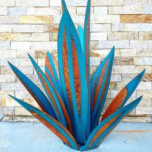 Anti-rust Metal Tequila Agave Plant NALANI