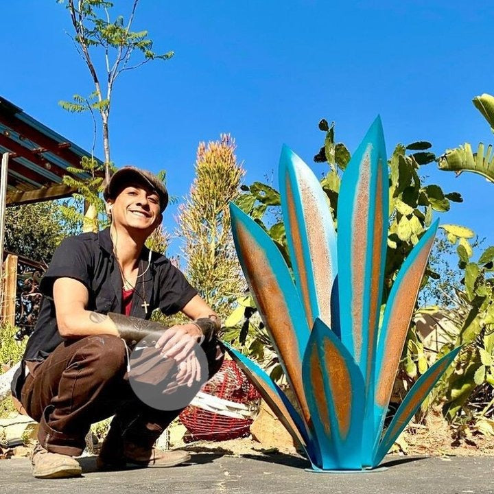Anti-rust Metal Tequila Agave Plant NALANI