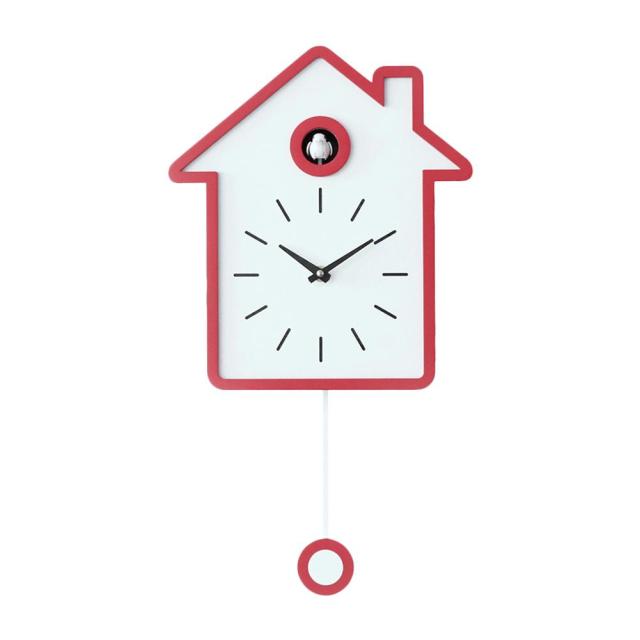Cuckoo Clock With Pendulum For Timeless Home Elegance Red NALANI