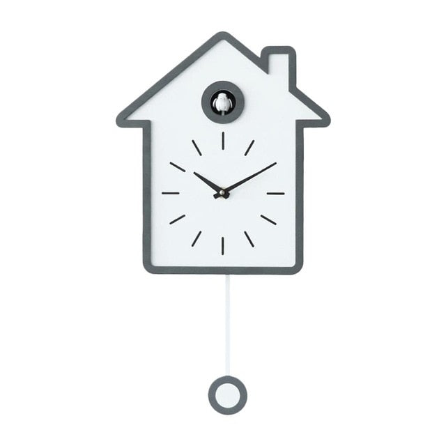 Cuckoo Clock With Pendulum For Timeless Home Elegance Gray NALANI