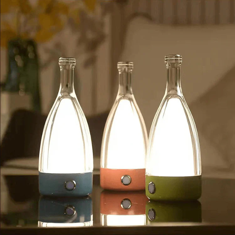 Decorative Rechargeable Wine Bottle Lamp for Relaxing Atmosphere NALANI
