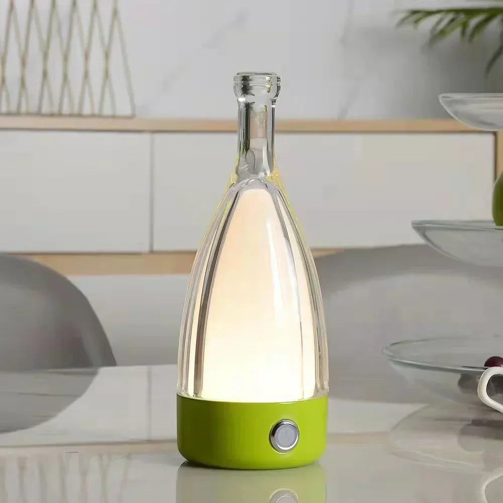 Decorative Rechargeable Wine Bottle Lamp for Relaxing Atmosphere NALANI