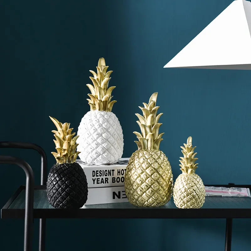 Gold Pineapple Home Decor for Tropical Elegance and Style NALANI