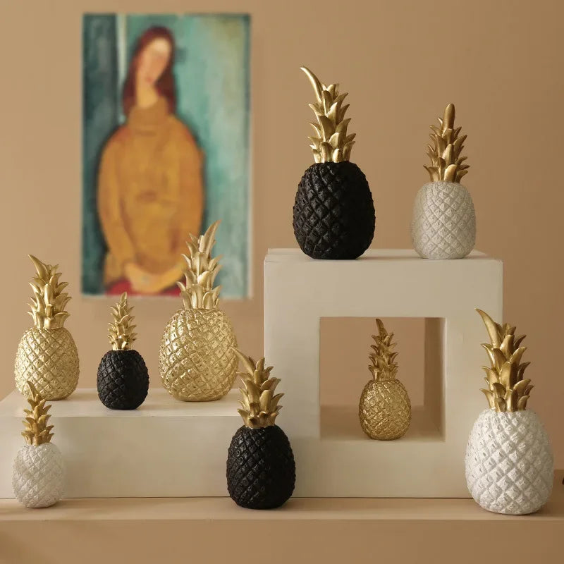 Gold Pineapple Home Decor for Tropical Elegance and Style NALANI