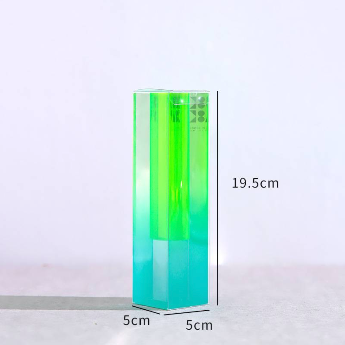 Modern Acrylic Prism Vase and Desk Organizer in Rainbow Colors NALANI