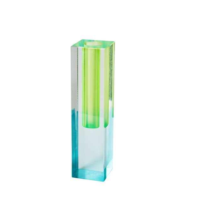 Modern Acrylic Prism Vase and Desk Organizer in Rainbow Colors NALANI