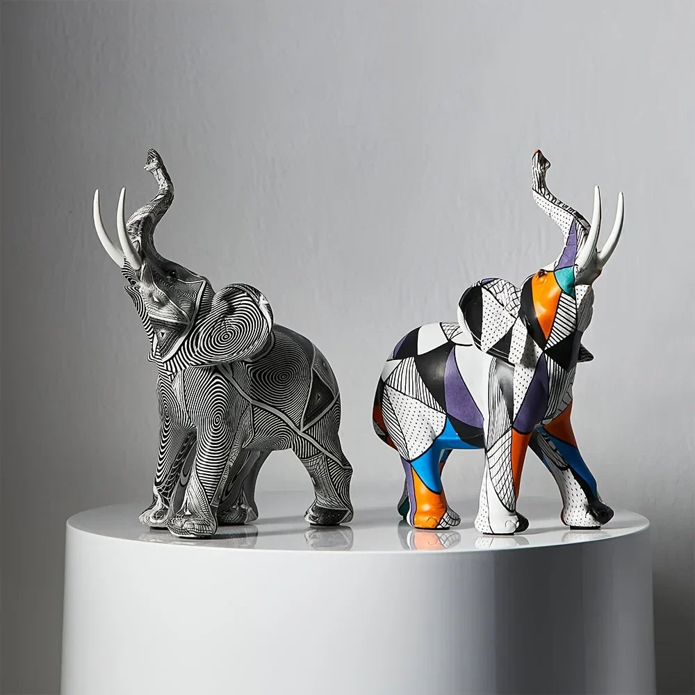 Modern Elephant Art Nordic Decor for Elegant Home Interiors NALANI