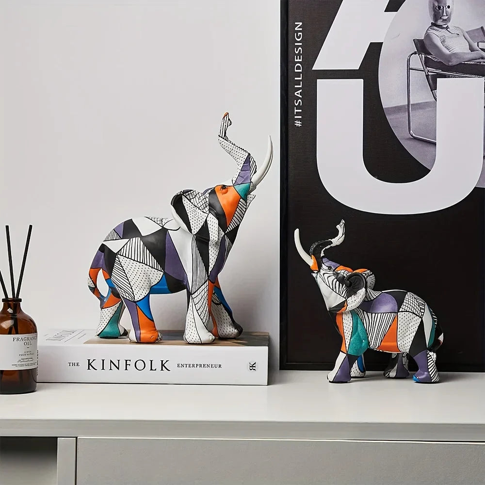 Modern Elephant Art Nordic Decor for Elegant Home Interiors NALANI