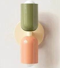 Orvani | Double Spotlights Lamp for Outdoor and Accent Lighting Green Pink NaLani