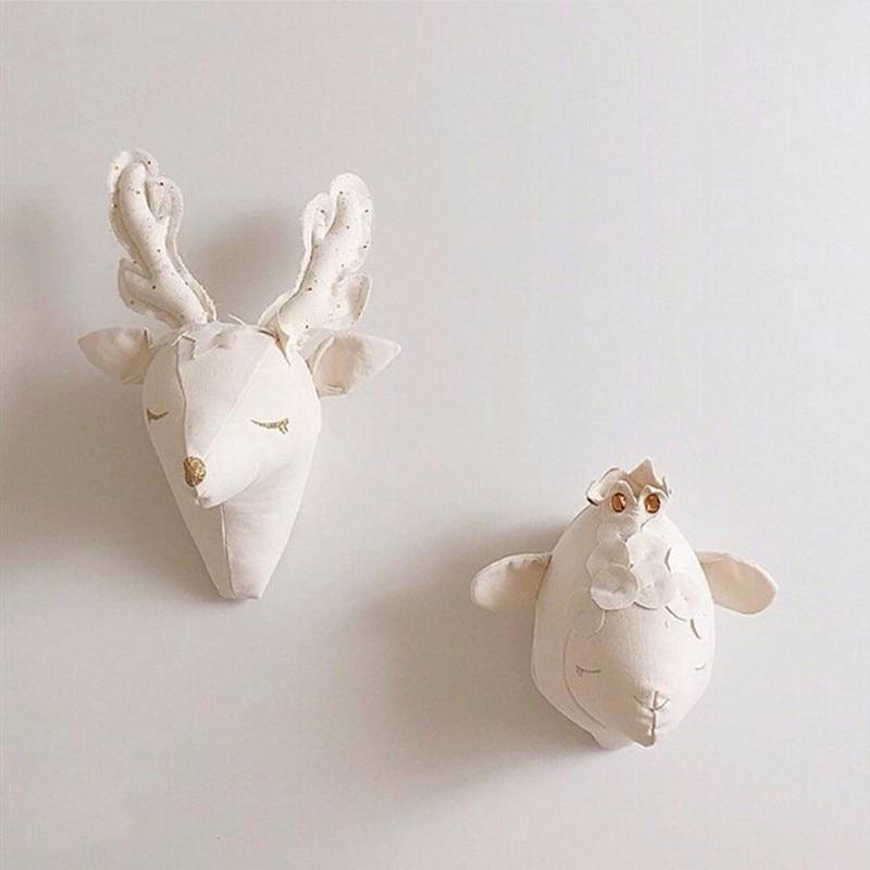 Orvani Fairytale Wall Mounted Plush Deer Nursery Decoration Art NaLani