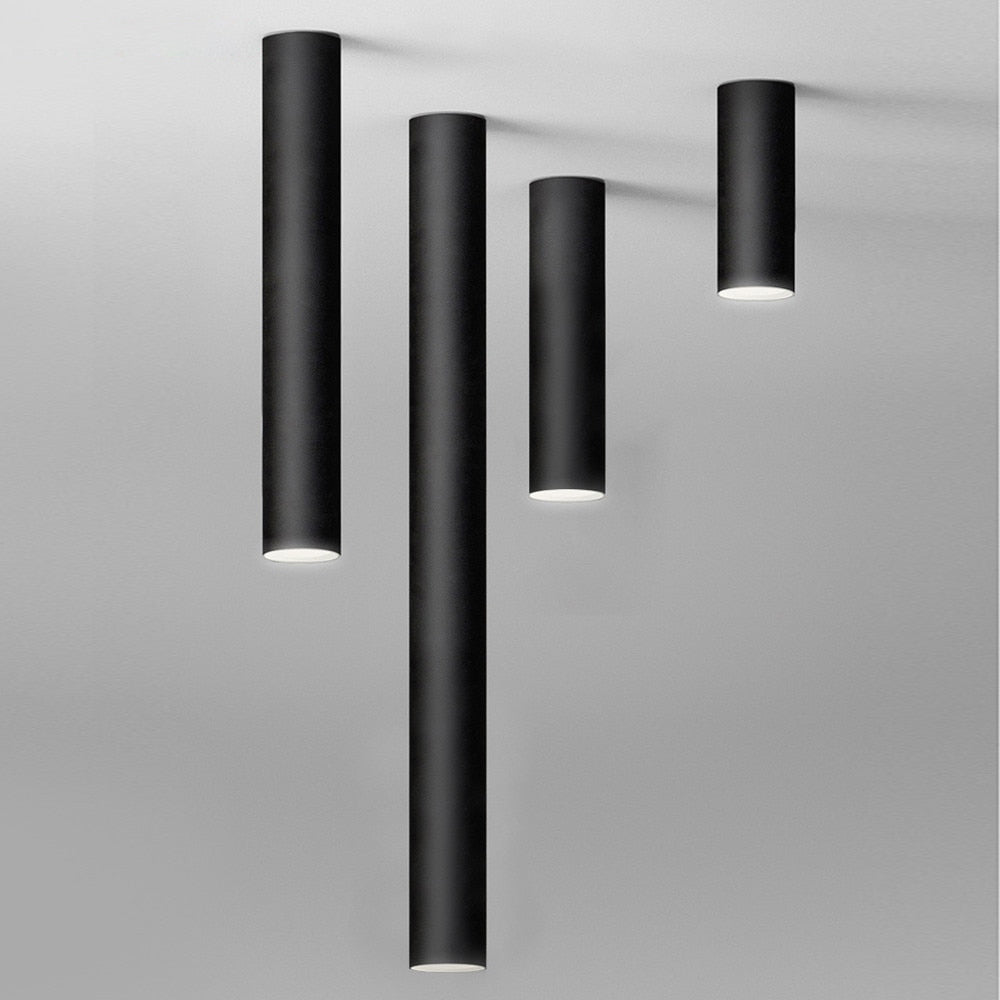Orvani | LED Surface Mounted Tube Downlight for Elegant Modern Spaces Black H400mm|Dimmable NaLani