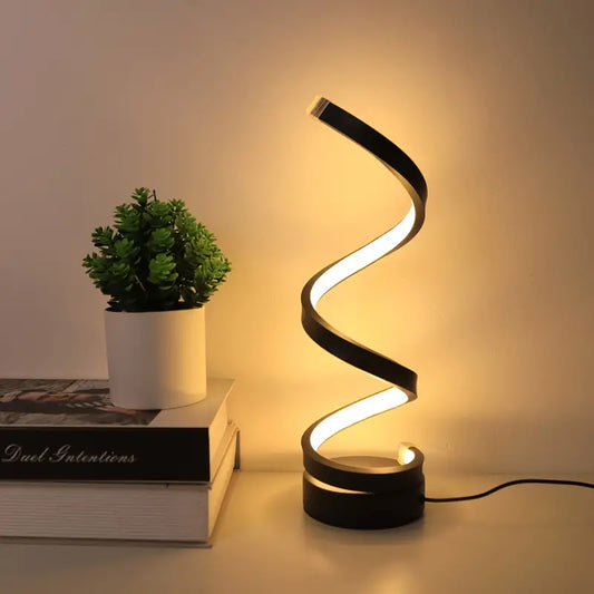 Orvani | Modern Design Spiral LED Table Lamp Dimmable NaLani