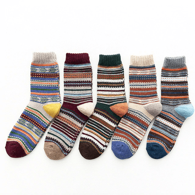 Cozy Winter Socks Warm Durable Comfort For Cold Feet Aspen (5 pairs) NALANI