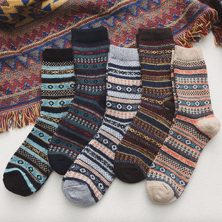 Cozy Winter Socks Warm Durable Comfort For Cold Feet Ragner (5 pairs) NALANI