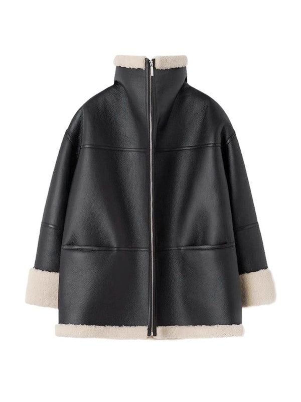 Elegant Warm Fur Coat For Cozy Winter Outerwear Chic NALANI