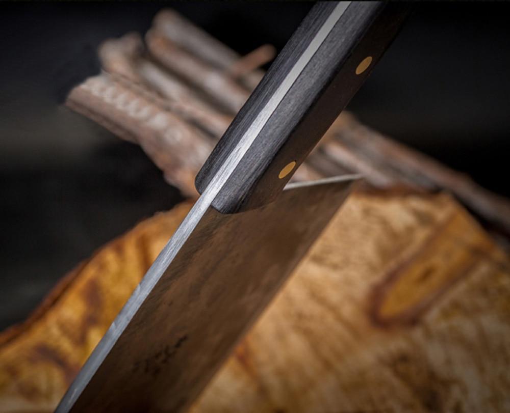 Carbon Steel Chef Knife For Kitchen Use Everyday NALANI