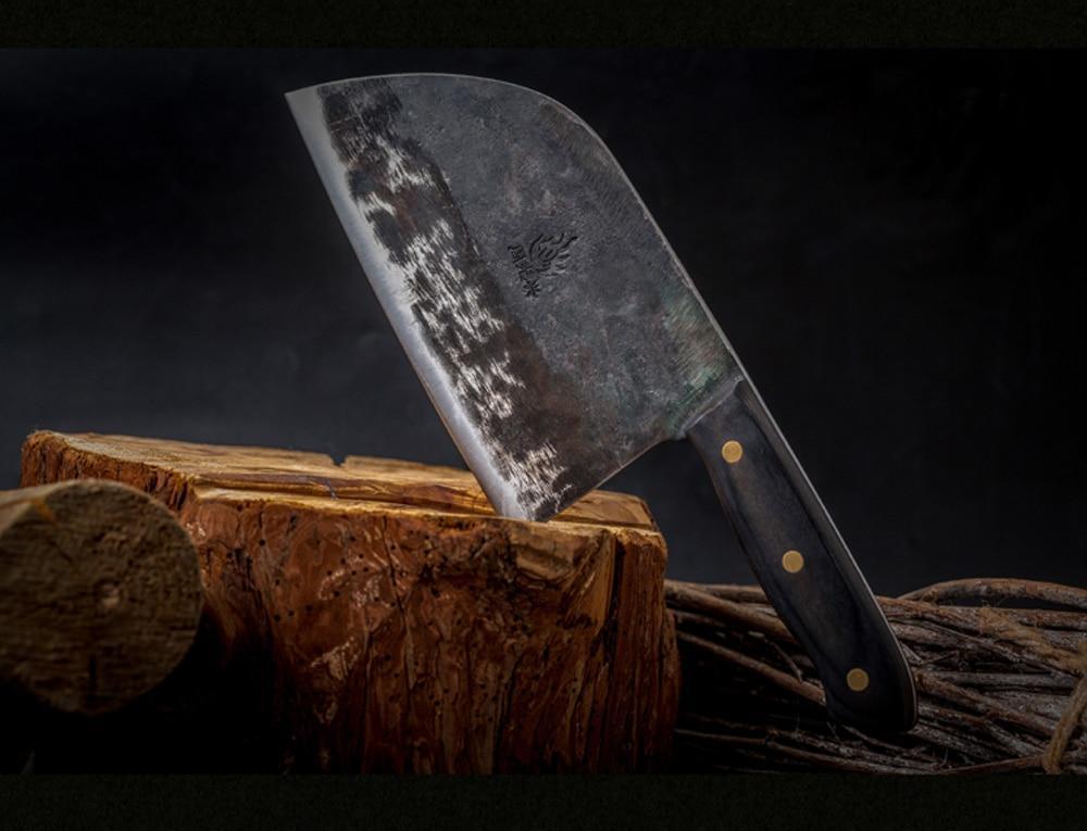 Carbon Steel Chef Knife For Kitchen Use Everyday NALANI