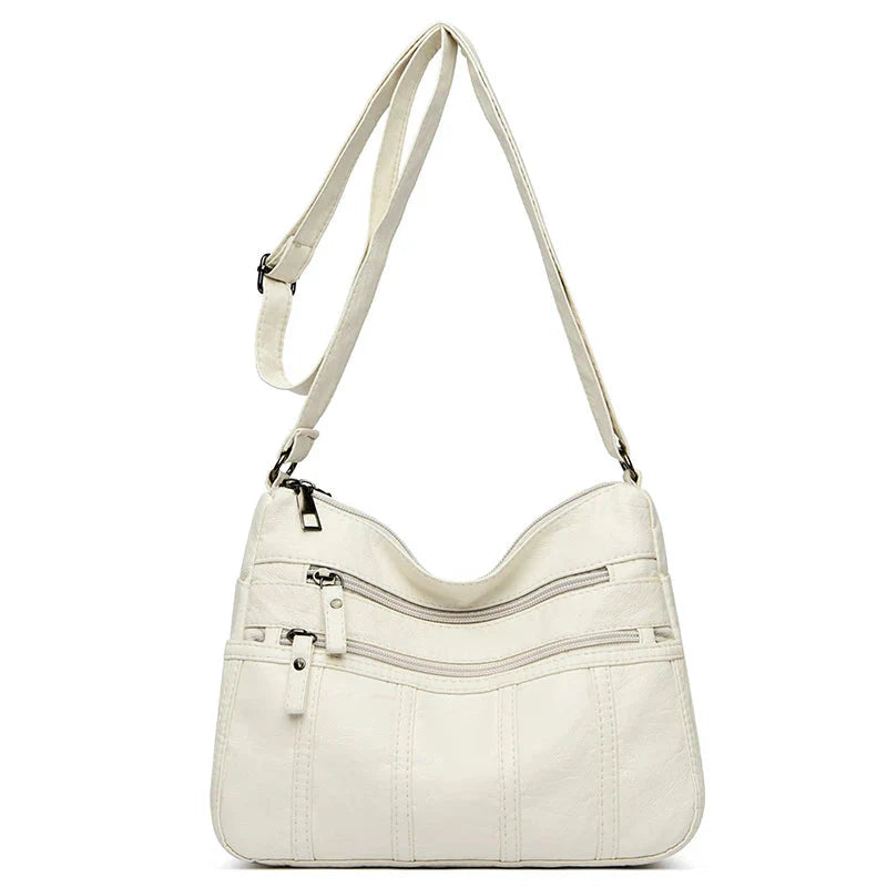 Vegan Leather Crossbody Bag For Everyday Use With Pockets NALANI