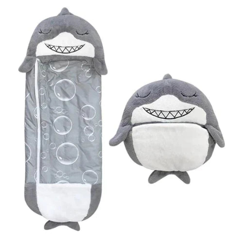 Magical Kids Plush Sleeping Bag With Pillow All In One Shark NALANI