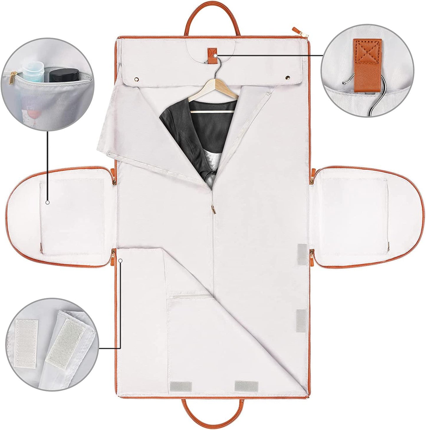 Compact Foldable Garment Storage Bag For Suits And Dresses NALANI