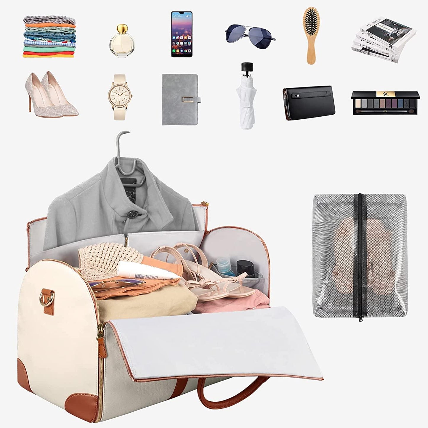 Compact Foldable Garment Storage Bag For Suits And Dresses NALANI