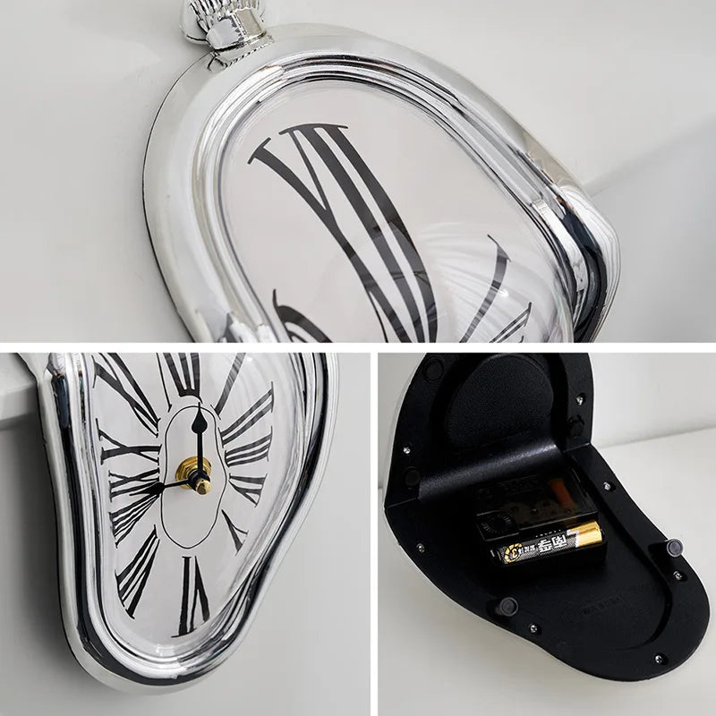 Surreal Melting Wall Clock Art NaLani