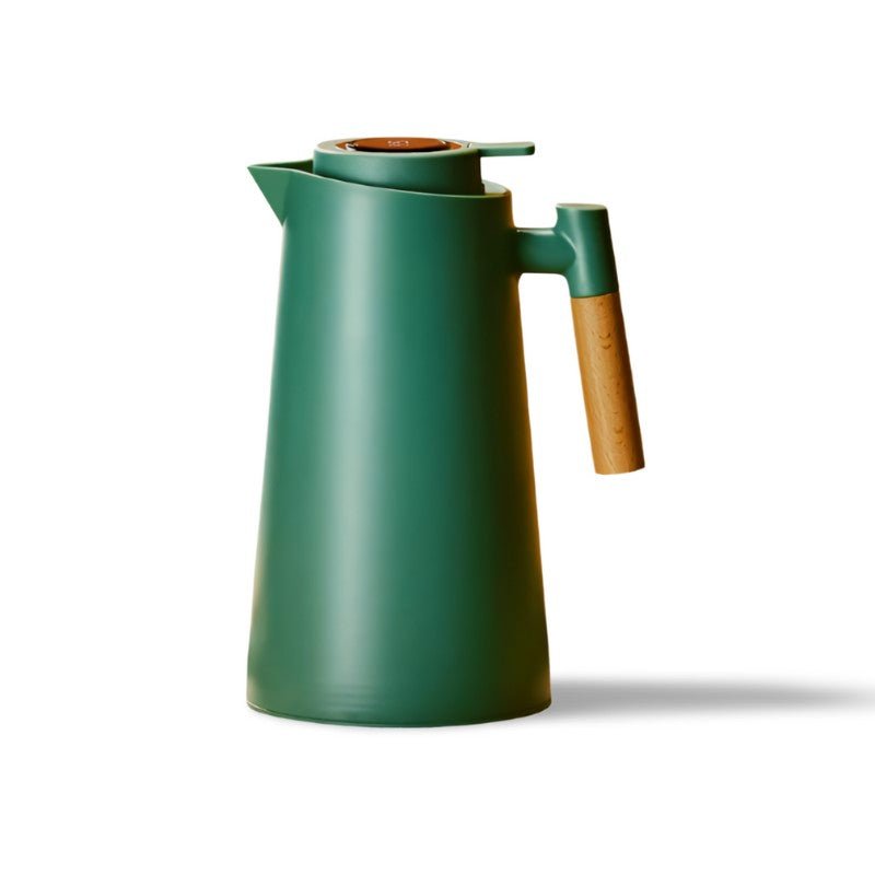 Smart Thermos Bottle With Temperature Display And Vacuum Green NALANI