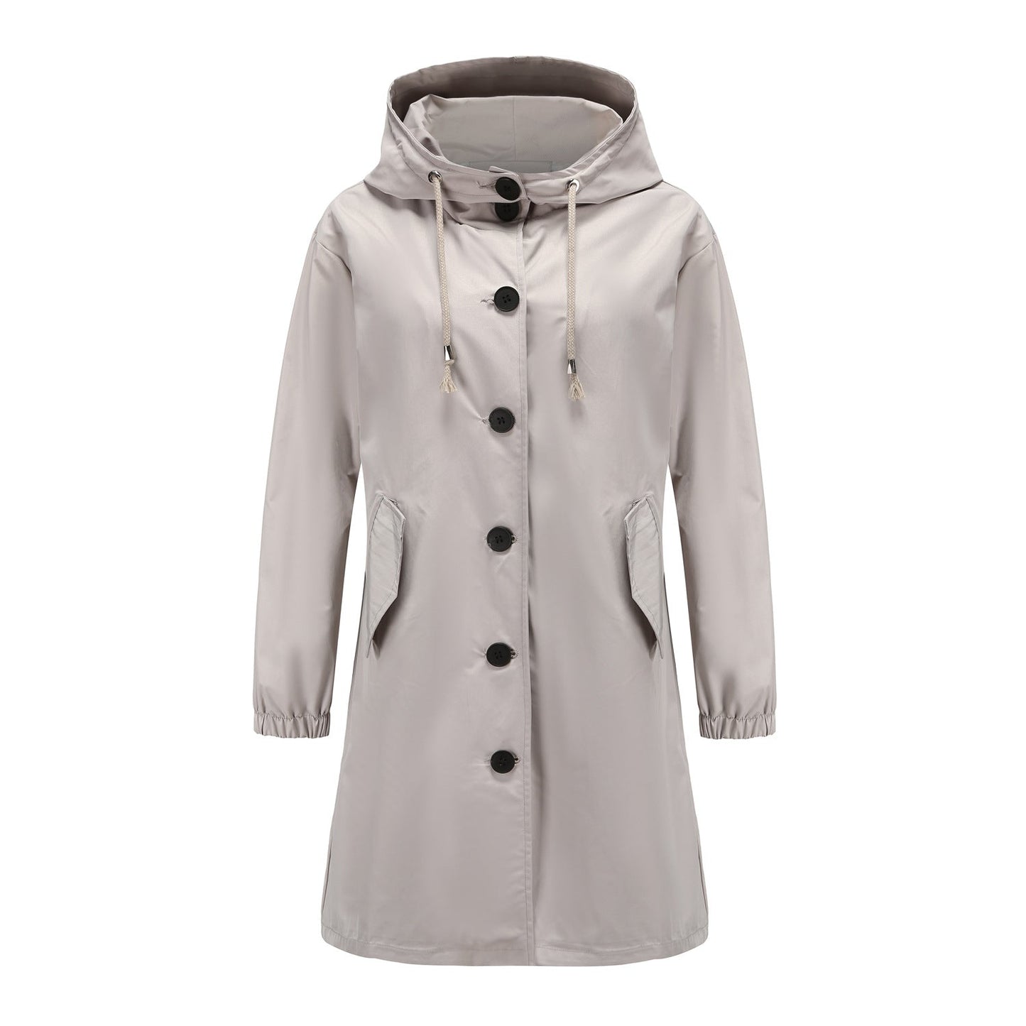 Sandré | Women's Waterproof Rain Jacket - Hooded Lightweight Windbreaker - Outdoor Casual Wear