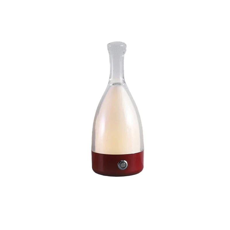 Led Wine Bottle Table Lamp With Usb Touch Color Change Claret NALANI