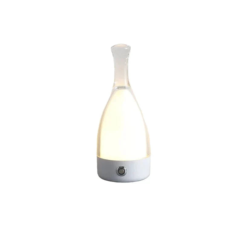 Led Wine Bottle Table Lamp With Usb Touch Color Change White NALANI