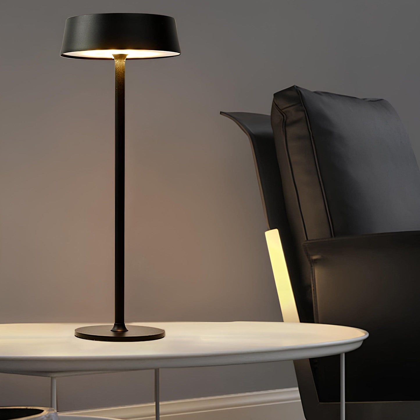 Rechargeable Modern Minimalist Table Lamp With Warm Glow NALANI