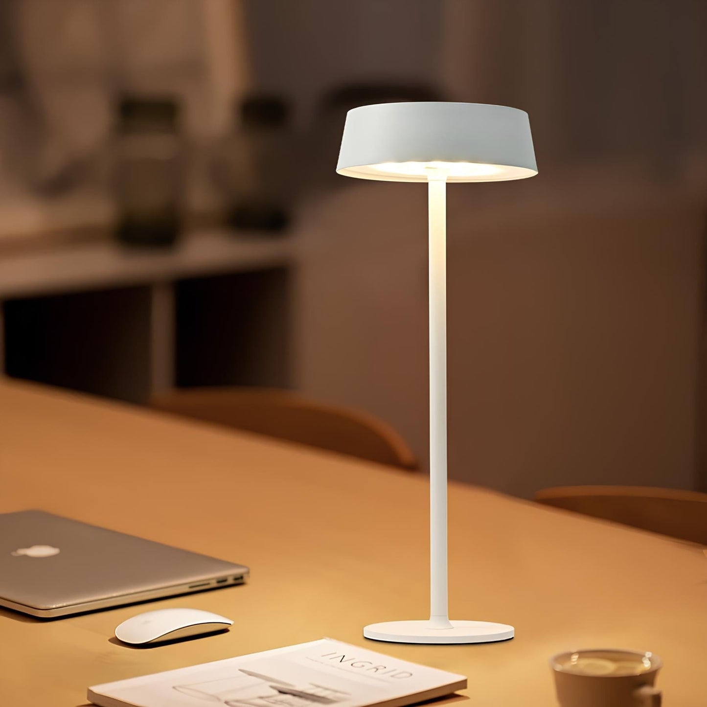 Rechargeable Modern Minimalist Table Lamp With Warm Glow NALANI