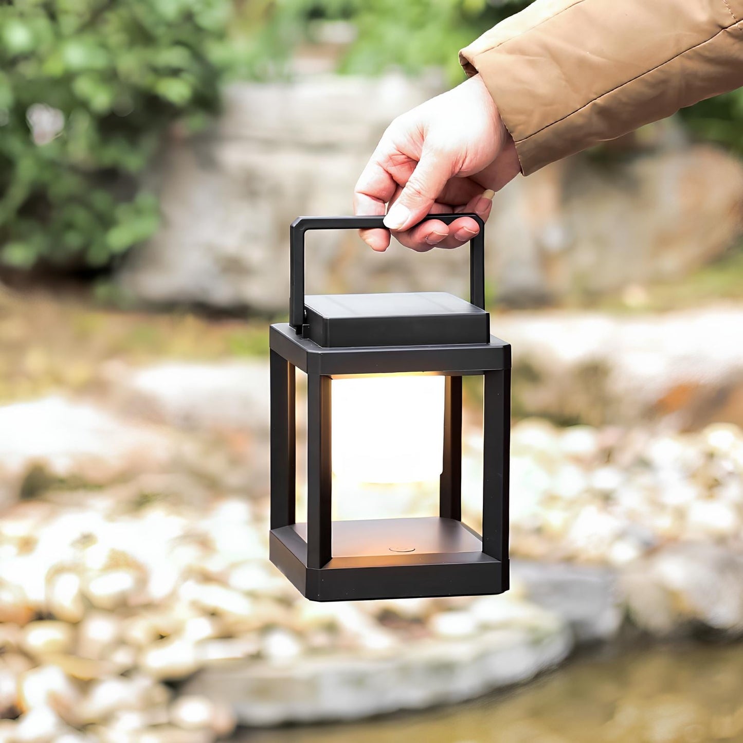 Outdoor Solar Lantern Light for Garden Patio Yard Lighting NALANI