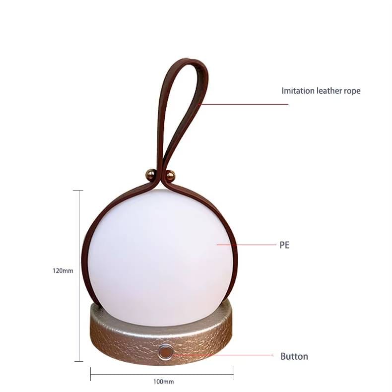 Portable LED Solar Camping Lamp Cordless Rechargeable NALANI