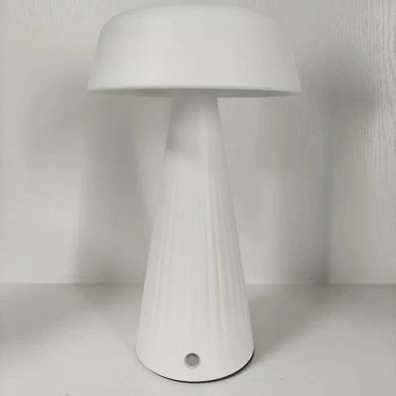 Rechargeable LED Mushroom Night Light With Touch Control White NALANI