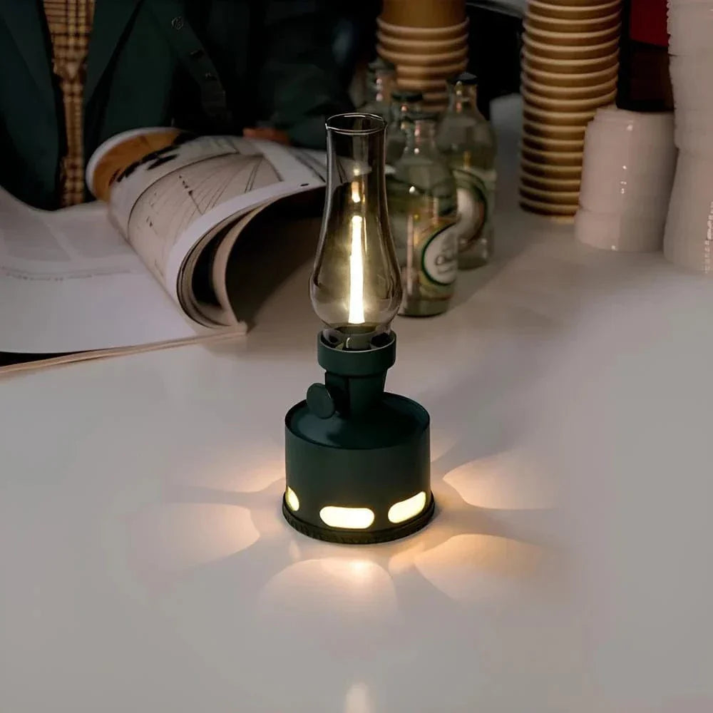 Rechargeable LED Lantern Table Lamp With Long Battery Life NALANI