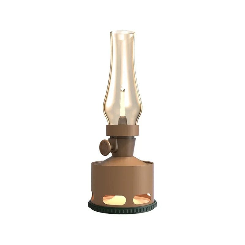 Rechargeable LED Lantern Table Lamp With Long Battery Life Khaki NALANI