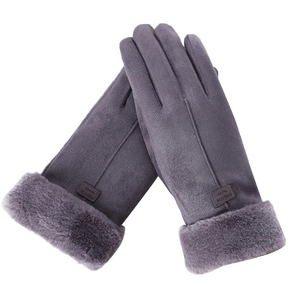 Vivia | Warme Stijlvolle Handschoenen - Grijs - #NALANI#