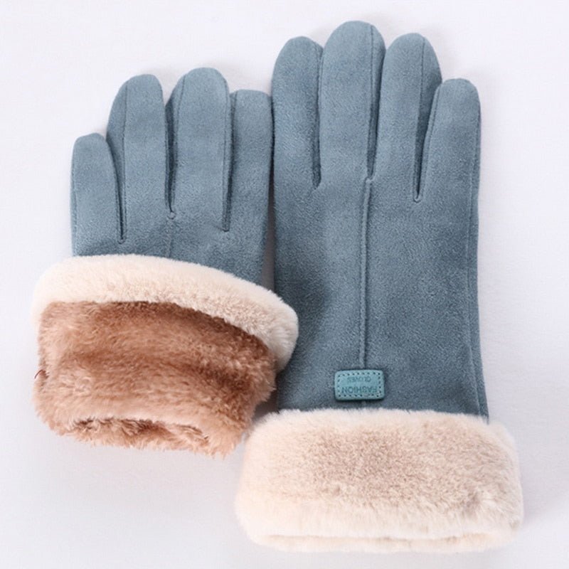 Vivia | Warme Stijlvolle Handschoenen - Blauw - #NALANI#