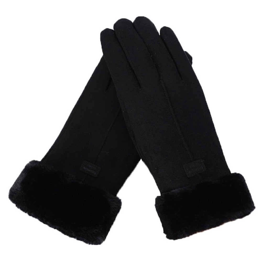 Vivia | Warme Stijlvolle Handschoenen - Zwart - #NALANI#