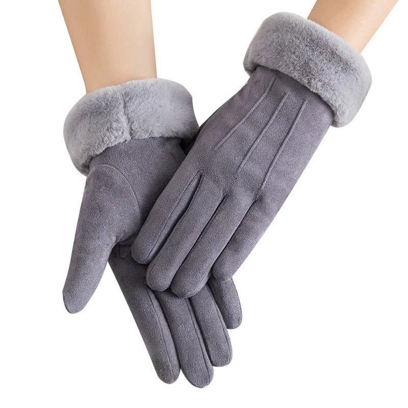 Vivia | Warme Stijlvolle Handschoenen - Zwart - #NALANI#