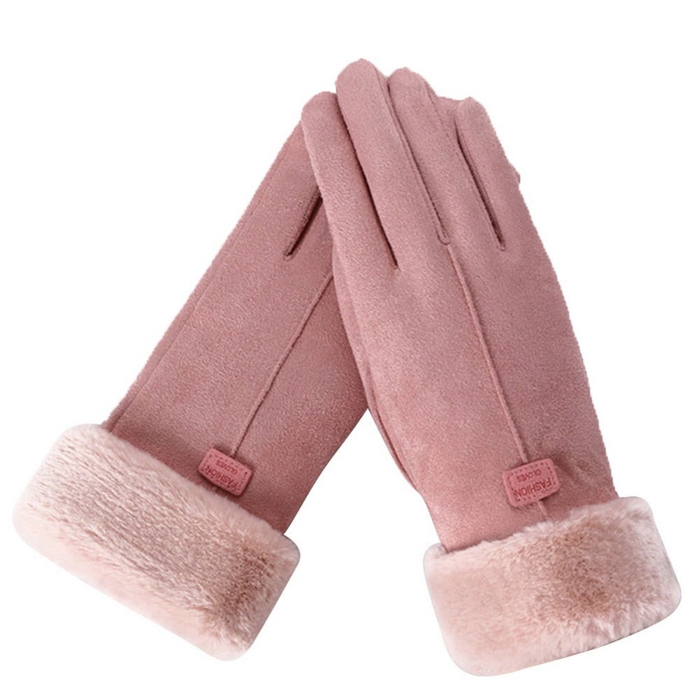 Vivia | Warme Stijlvolle Handschoenen - Roze - #NALANI#
